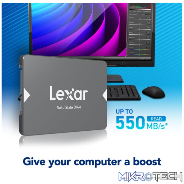 LEXAR NS100 2.5 SATA SSD 512GB 6GB/S - Image 3